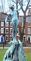 Alfred Drury’s 1894 sculpture Circe 